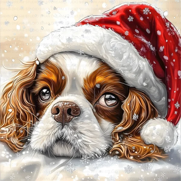 119 Christmas Quirky Dog Clipart Bundle Printable Puppy Whimsical JPG Card Making Paper Craft Junk Journal Scrapbooking Digital Download