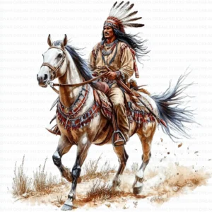 91 Native American Indian Horse Clipart Bundle Printable Indigenous JPG Junk Journal Scrapbooking Digital Download