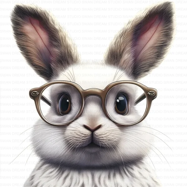 Quirky Monkey Glasses Funny Animal Clipart Bundle Printable JPG Card Making Paper Craft Junk Journal Scrapbooking Digital Download