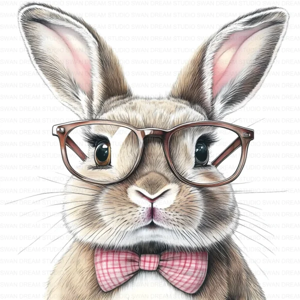 Quirky Monkey Glasses Funny Animal Clipart Bundle Printable JPG Card Making Paper Craft Junk Journal Scrapbooking Digital Download