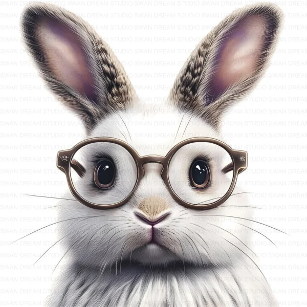 Quirky Monkey Glasses Funny Animal Clipart Bundle Printable JPG Card Making Paper Craft Junk Journal Scrapbooking Digital Download