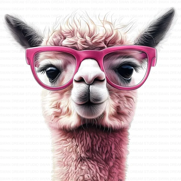 Quirky Monkey Glasses Funny Animal Clipart Bundle Printable JPG Card Making Paper Craft Junk Journal Scrapbooking Digital Download