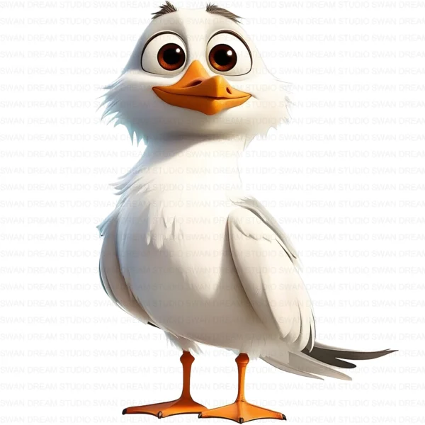 Quirky Seagull Silly Coastal Bird Clipart Bundle Printable JPG Card Making Paper Craft Junk Journal Scrapbooking Digital Download