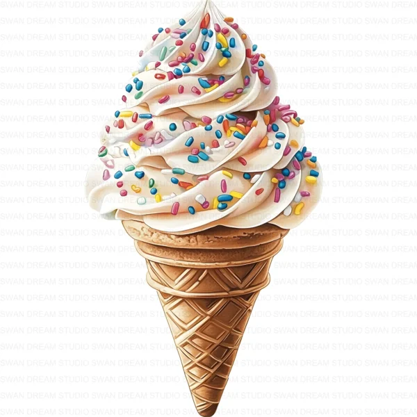 Ice Cream Dessert Sweet Treat Clipart Bundle Printable JPG Card Making Paper Craft Junk Journal Scrapbooking Digital Download