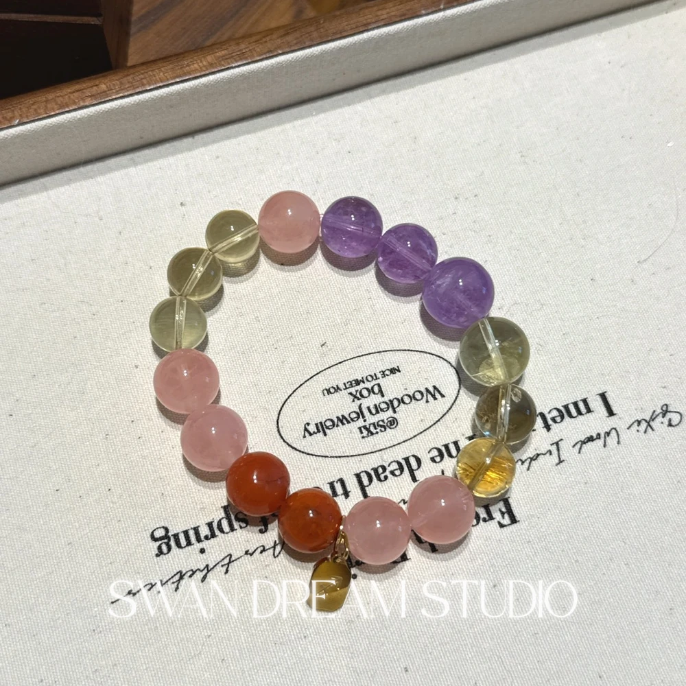 1622_1 Sagittarius Lucky Crystal Bracelet | Wealth & Positivity