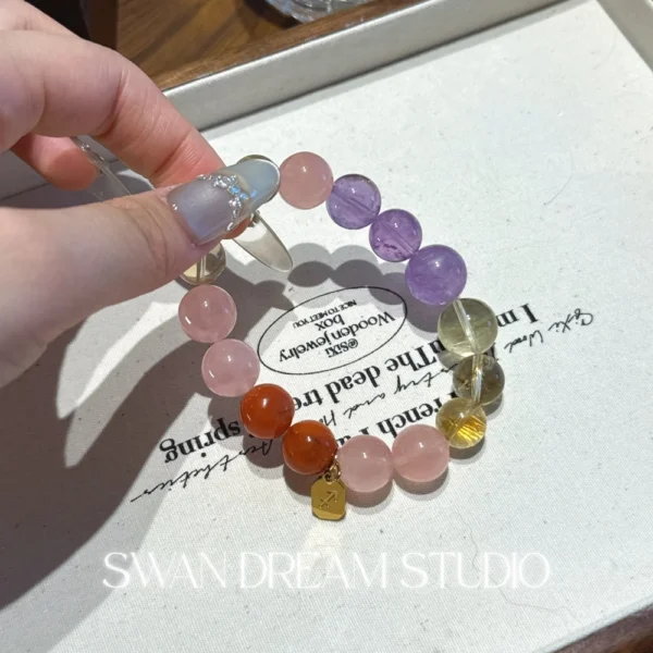 1622_2 Sagittarius Lucky Crystal Bracelet | Wealth & Positivity