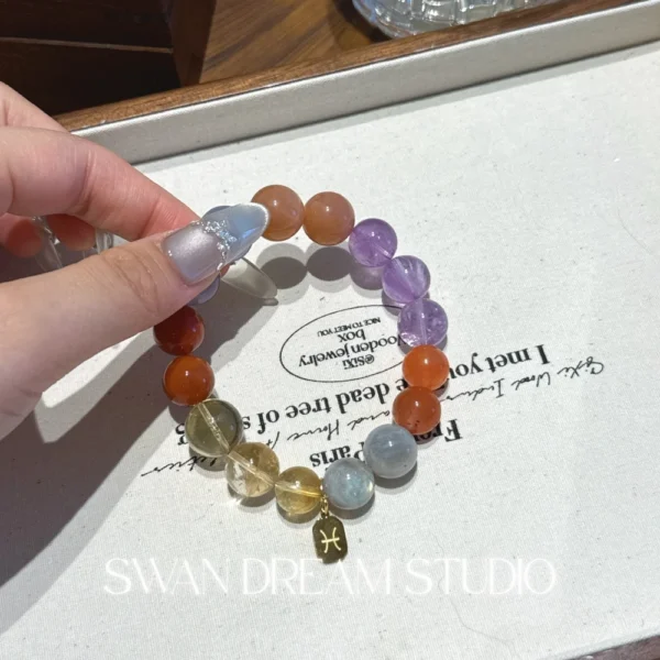1624_2 Pisces Manifestation Bracelet | Intuition Confidence Success